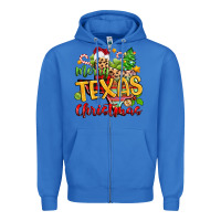 True Royal merry texas christmas Zipper Hoodie - Zillion Design Studio