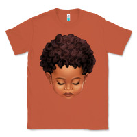 Copper cute afro boy Classic Tee - texasbilliewilder