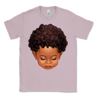 Lilac cute afro boy Classic Tee - texasbilliewilder