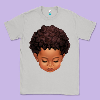 Cute Afro Boy Classic Tee Designed By Texasbilliewilder