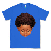 True Royal cute afro boy Classic Tee - texasbilliewilder
