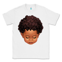 White cute afro boy Classic Tee - texasbilliewilder
