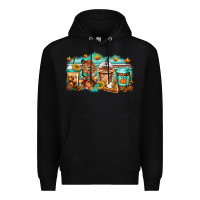 Black thanksgiving coffee Premium Hoodie - Jasminsmagicworld