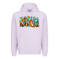 Lilac thanksgiving coffee Premium Hoodie - Jasminsmagicworld