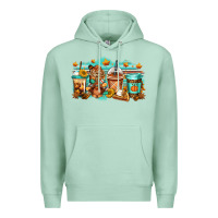 Seafoam thanksgiving coffee Premium Hoodie - Jasminsmagicworld
