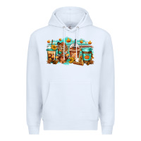 White thanksgiving coffee Premium Hoodie - Jasminsmagicworld