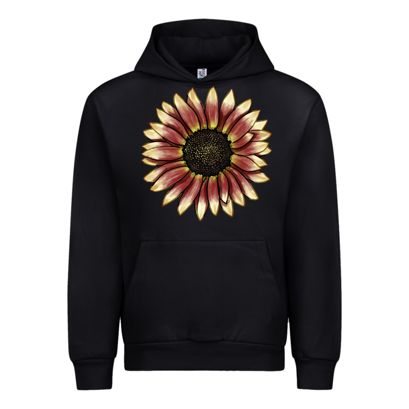 Strawberry Blonde Sunflower Urban Hoodie by LillyAllenDesigns | Teevron