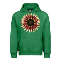 Emerald strawberry blonde sunflower Urban Hoodie - LillyAllenDesigns
