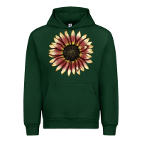 Forest Green strawberry blonde sunflower Urban Hoodie - LillyAllenDesigns