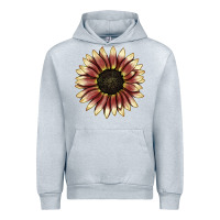 Heather Grey strawberry blonde sunflower Urban Hoodie - LillyAllenDesigns