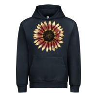 Navy strawberry blonde sunflower Urban Hoodie - LillyAllenDesigns