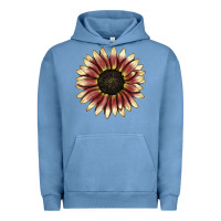 Pigment Pebble Blue strawberry blonde sunflower Urban Hoodie - LillyAllenDesigns
