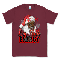 Burgundy big nick energy afro santa Classic Tee - RanaPortraitStore