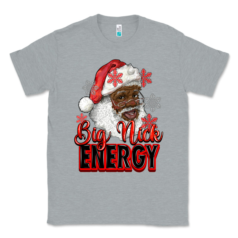 Big Nick Energy Afro Santa Classic Tee by RanaPortraitStore | Teevron