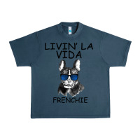 Midnight Navy Livin' la vida Frenchie Urban Heavy Tee - Bettercallsaul