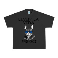 Pigment Black Livin' la vida Frenchie Urban Heavy Tee - Bettercallsaul