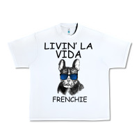 White Livin' la vida Frenchie Urban Heavy Tee - Bettercallsaul
