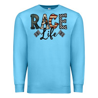 Ocean Blue race life Premium Sweatshirt - CowhideDigitalArt