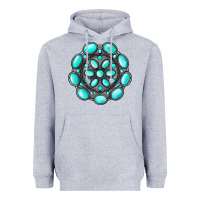 Heather Grey gemstone jewelry Heavyweight Hoodie - RanaPortraitStore