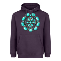 Plum gemstone jewelry Heavyweight Hoodie - RanaPortraitStore