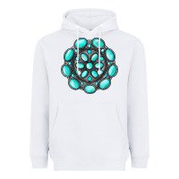 White gemstone jewelry Heavyweight Hoodie - RanaPortraitStore