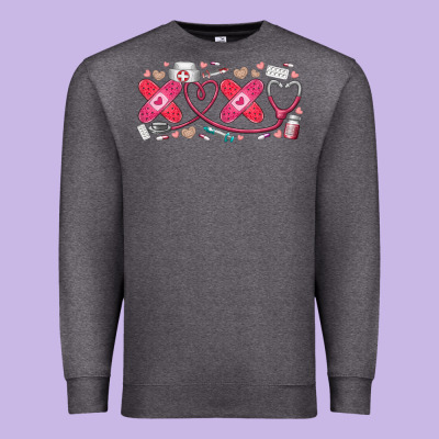 Xoxo Valentine Premium Sweatshirt Designed By Racoondesign