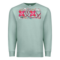 Seafoam xoxo valentine Premium Sweatshirt - RacoonDesign