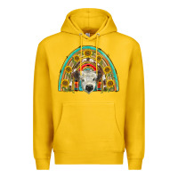 Lemon scottish white calf  rainbow Premium Hoodie - BarkalooDesign