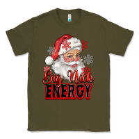 Army Green big nick energy santa claus Classic Tee - RanaPortraitStore