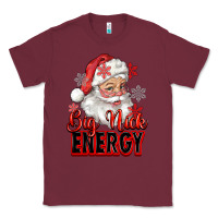 Burgundy big nick energy santa claus Classic Tee - RanaPortraitStore
