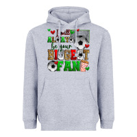 Heather Grey i will always be your biggest fan soccer Heavyweight Hoodie - Zillion Design Studio