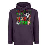 Plum i will always be your biggest fan soccer Heavyweight Hoodie - Zillion Design Studio