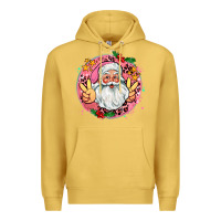 Antique Gold merry christmas peace santa Premium Hoodie - AdoDesignShop