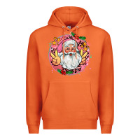 Carrot merry christmas peace santa Premium Hoodie - AdoDesignShop