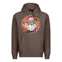 Coffee merry christmas peace santa Premium Hoodie - AdoDesignShop