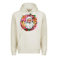 Oatmeal Heather merry christmas peace santa Premium Hoodie - AdoDesignShop