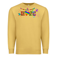 Antique Gold lgbtq hope  libbey glass Premium Sweatshirt - HRA Design Shop