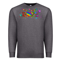 Charcoal Heather lgbtq hope  libbey glass Premium Sweatshirt - HRA Design Shop
