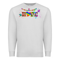 Dove Grey lgbtq hope  libbey glass Premium Sweatshirt - HRA Design Shop