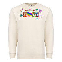 Sandshell lgbtq hope  libbey glass Premium Sweatshirt - HRA Design Shop