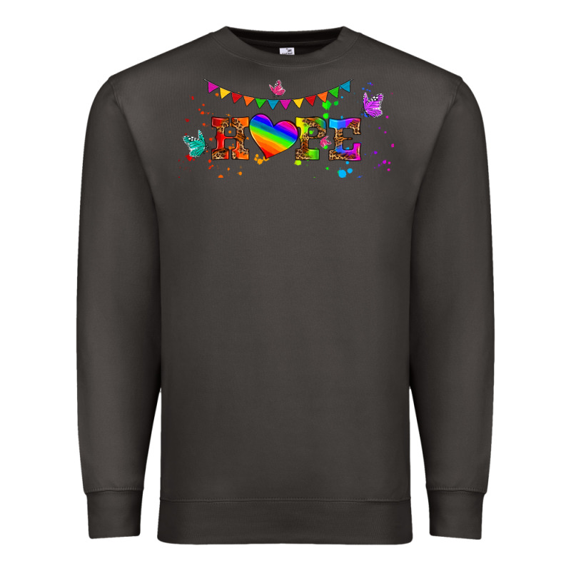 Lgbtq Hope  Libbey Glass Premium Sweatshirt by HRA Design Shop | Teevron