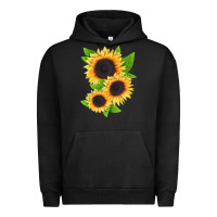 Pigment Black treetops sunflower Urban Hoodie - LillyAllenDesigns