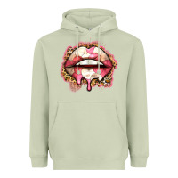Matcha volleyball lips Heavyweight Hoodie - Zillion Design Studio