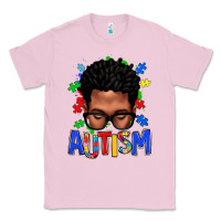 Bubblegum Pink autism afro man Classic Tee - texasbilliewilder