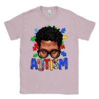 Lilac autism afro man Classic Tee - texasbilliewilder