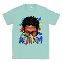 Seafoam autism afro man Classic Tee - texasbilliewilder