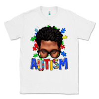 White autism afro man Classic Tee - texasbilliewilder