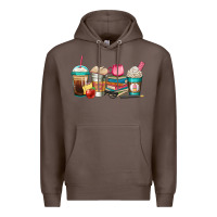 Coffee teacher fuel coffee cups Premium Hoodie - Jasminsmagicworld