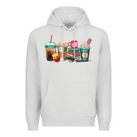 Dove Grey teacher fuel coffee cups Premium Hoodie - Jasminsmagicworld
