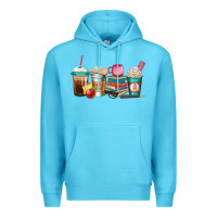 Ocean Blue teacher fuel coffee cups Premium Hoodie - Jasminsmagicworld